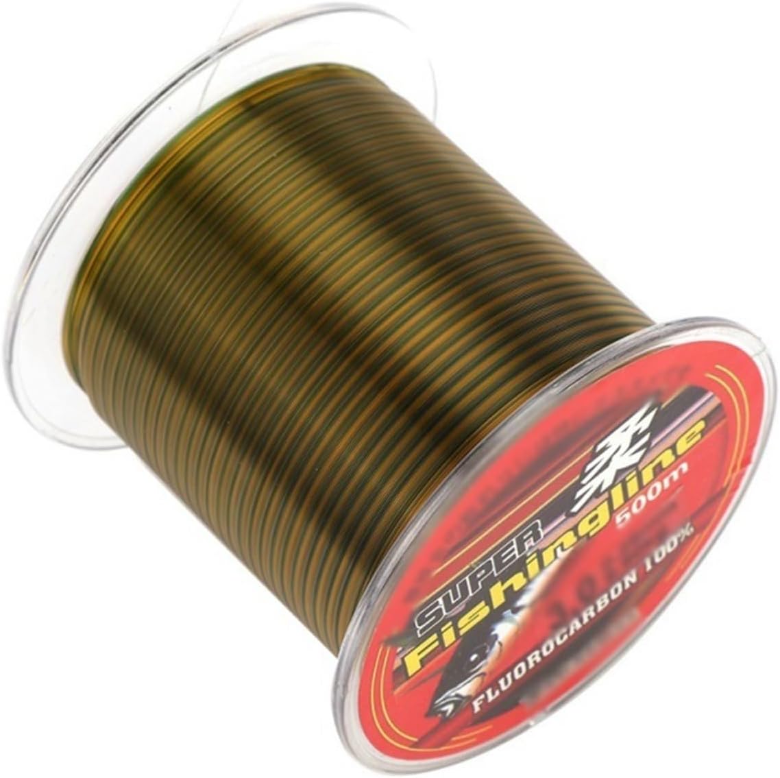 Fishing Wire Fishing Line Super Strong Tea Color Nylon 500M Fishing Gear Accessories Fishing Line(1.2)