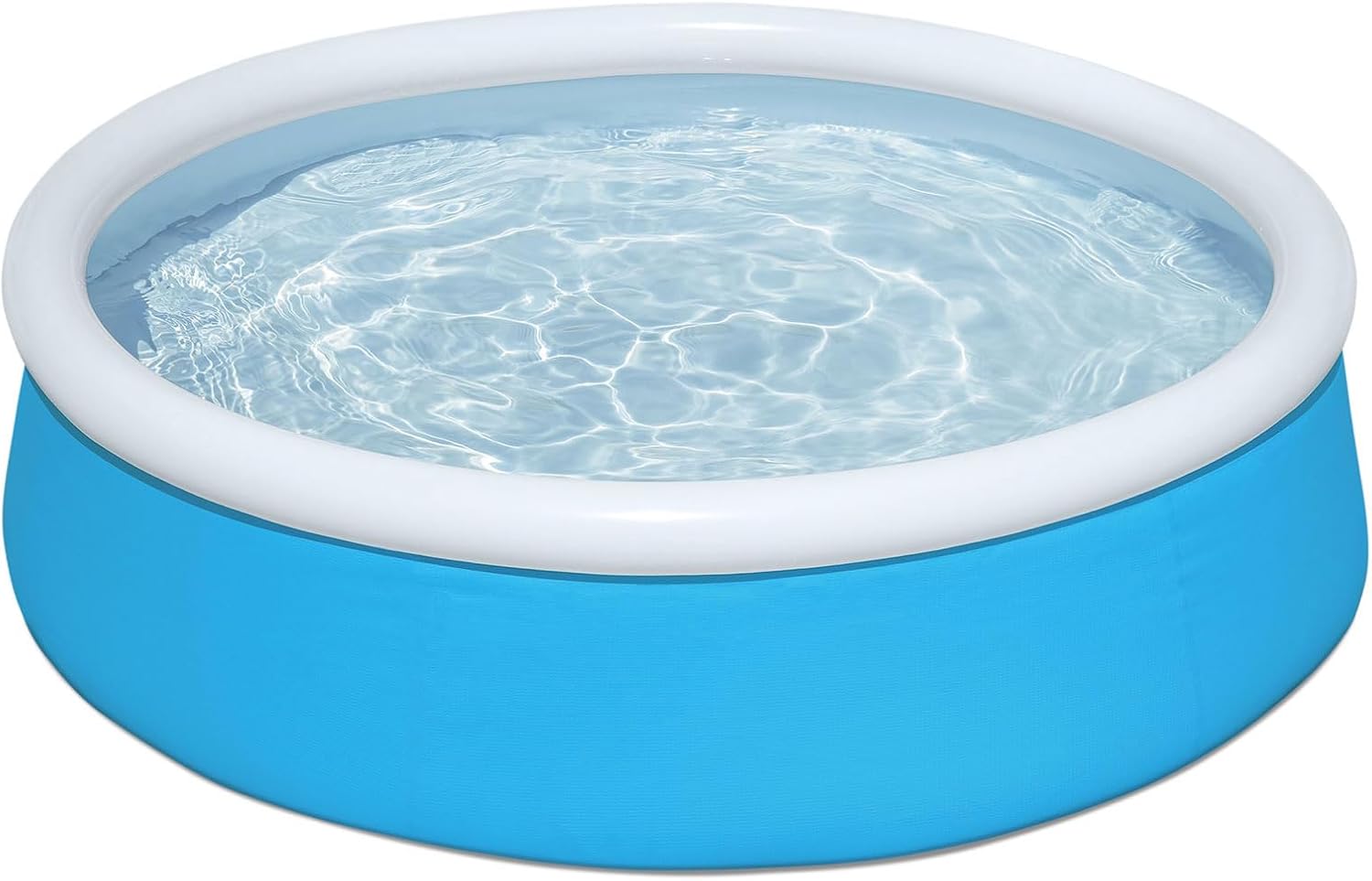 H2OGO! 5' x 15" Inflatable 126 Gallon My First Fast Set Kiddie Inflatable Ring Swimming Pool with 3 Ply DuraPlus Liner and Fill and Rise Technology