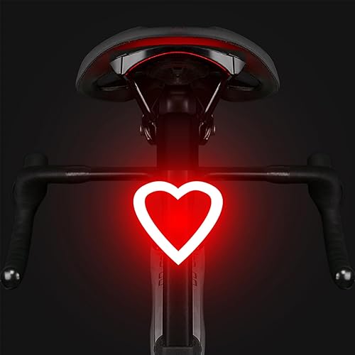 Luz trasera de bicicleta recargable LED Luz trasera de bicicleta Ciclismo noche esencial brillante asiento trasero lámpara de seguridad 5 modos de