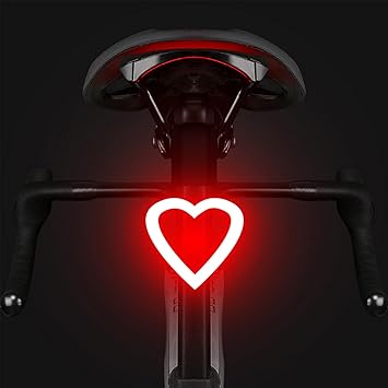 Rechargeable Bike Tail Light LED Bicycle Rear Light Cycling Night Essential Bright Seat Back Safety Lamp 5 Modes Warning Waterproof Flash MTB Light for Men Women Kids