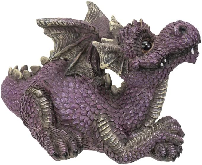 Miniatura 4 de Pacific Trading - Figura de dragón morado de 8.7 pulgadas