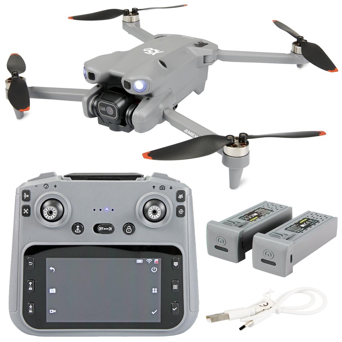 Drone FPV AMWFlight X5C Pro Bushless avec caméra et retour vidéo - Amewi