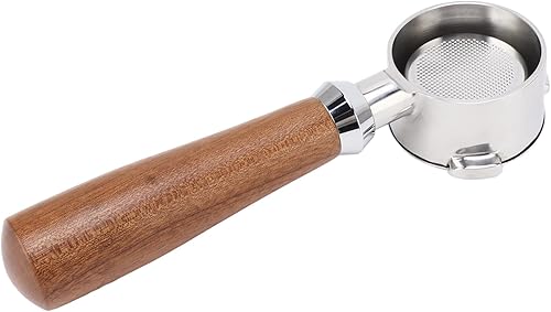 Miniatura 4 de Portafiltro, Extracción Mejora de la Resistencia al Óxido de Acero Inoxidable Tazón de Café Sin Fondo Portafiltro 3 Orejas Portátil con Cesta de