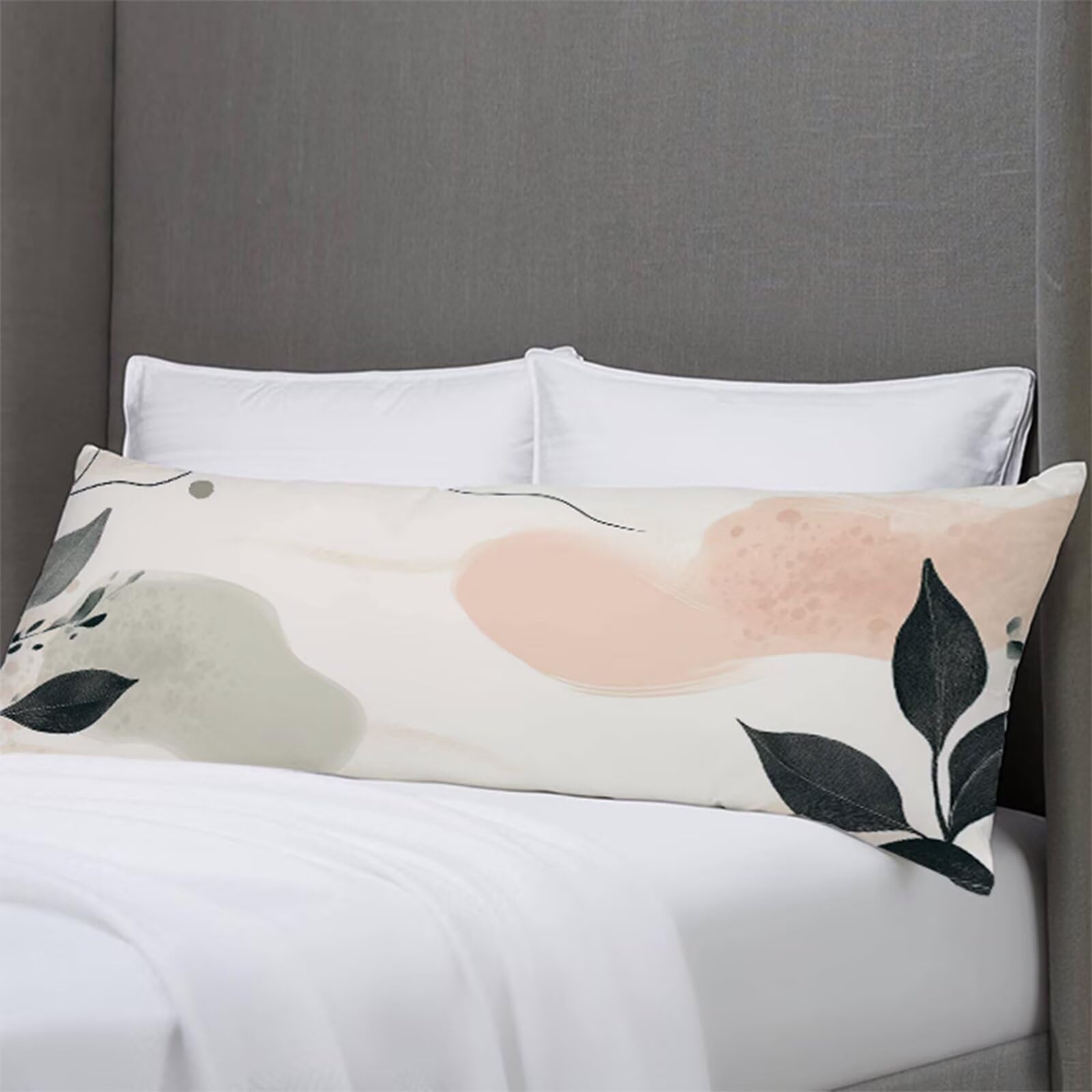 Seitenschläferkissen Bezug 50 x 150 cm Einfach Kissenbezug Abstrakt Muster Side Sleeper Pillow Case, Doppelseitig Drucken Samt Body Pillow Langes Kissen Seitenschläfer Schwangerschafts kissen B1-1111