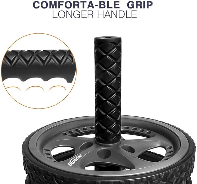 Crafted from durable materials, our Ab Roller is built to last and won't easily deform even with frequent use. The non-toxic and tasteless material ensures safe and worry-free workouts. Lightweight and portable, this workout equipment is easy to assemble and convenient to use at home or on the go. Plus, with our 100% satisfaction guarantee, you can shop with confidence knowing that we are committed to providing you with the best solution for any issues you may encounter. Your satisfaction is our top priority. Description by ChatGPT.