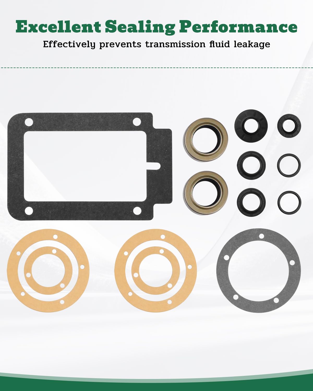 Transmission Seal Gasket Set Fit for Troy Bilt Horse I, III & OPC Tillers, GW-1123 GW-1129-1 GW-1129-2 GW-1124-2 GW-9604 GW-9621 GW-9618 GW-9600 GW-9617