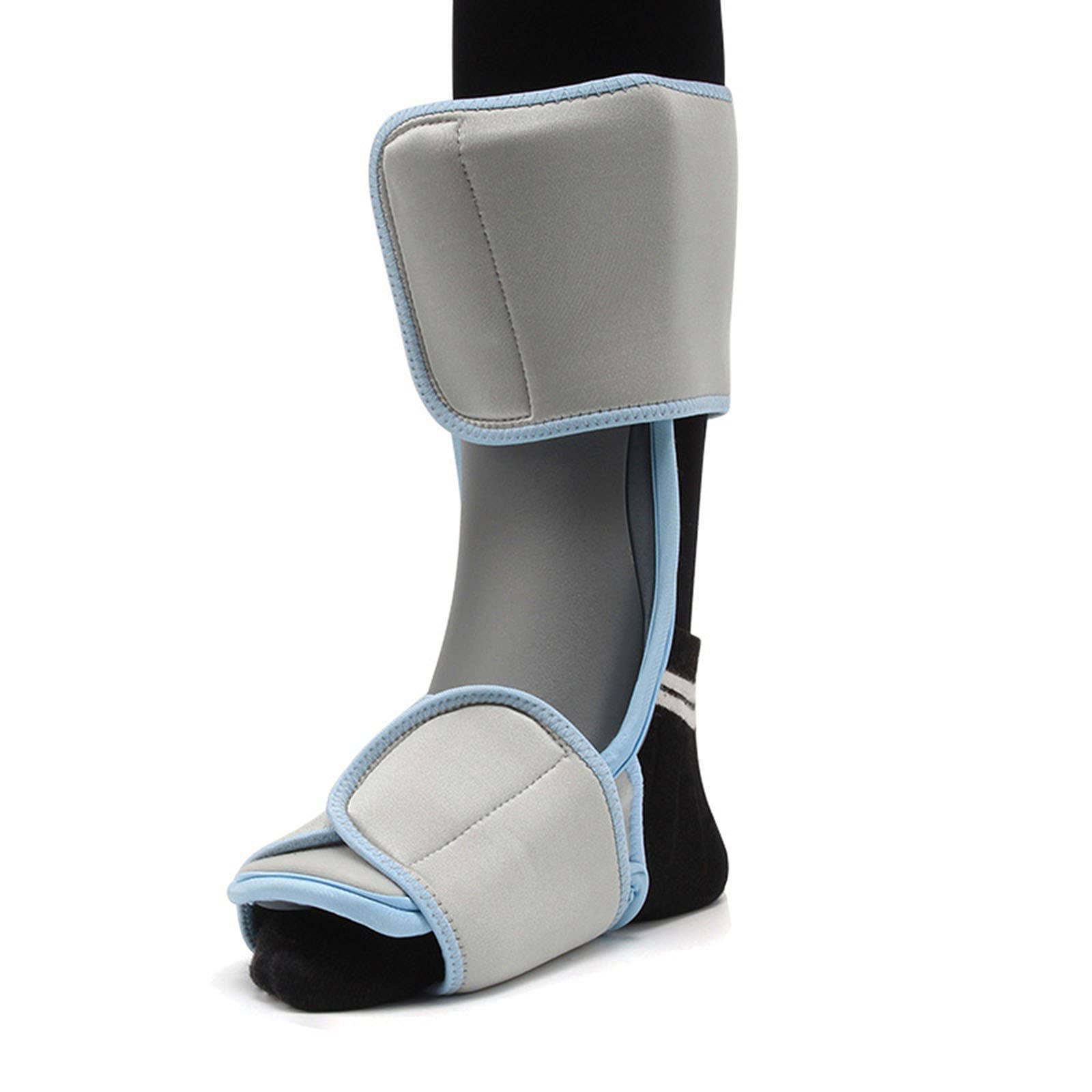 Soporte De Ortesis De Pie Caído Soporte De Tobillo Ajustable para Tendinitis De Aquiles De Pie Caído Fascitis Plantar Accidente Cerebrovascular Lesión Nerviosa Aliviar La Presión,Right,S/M