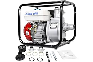 DC HOUSE 2 Inch 6.5 HP Gas Powered Water Pump