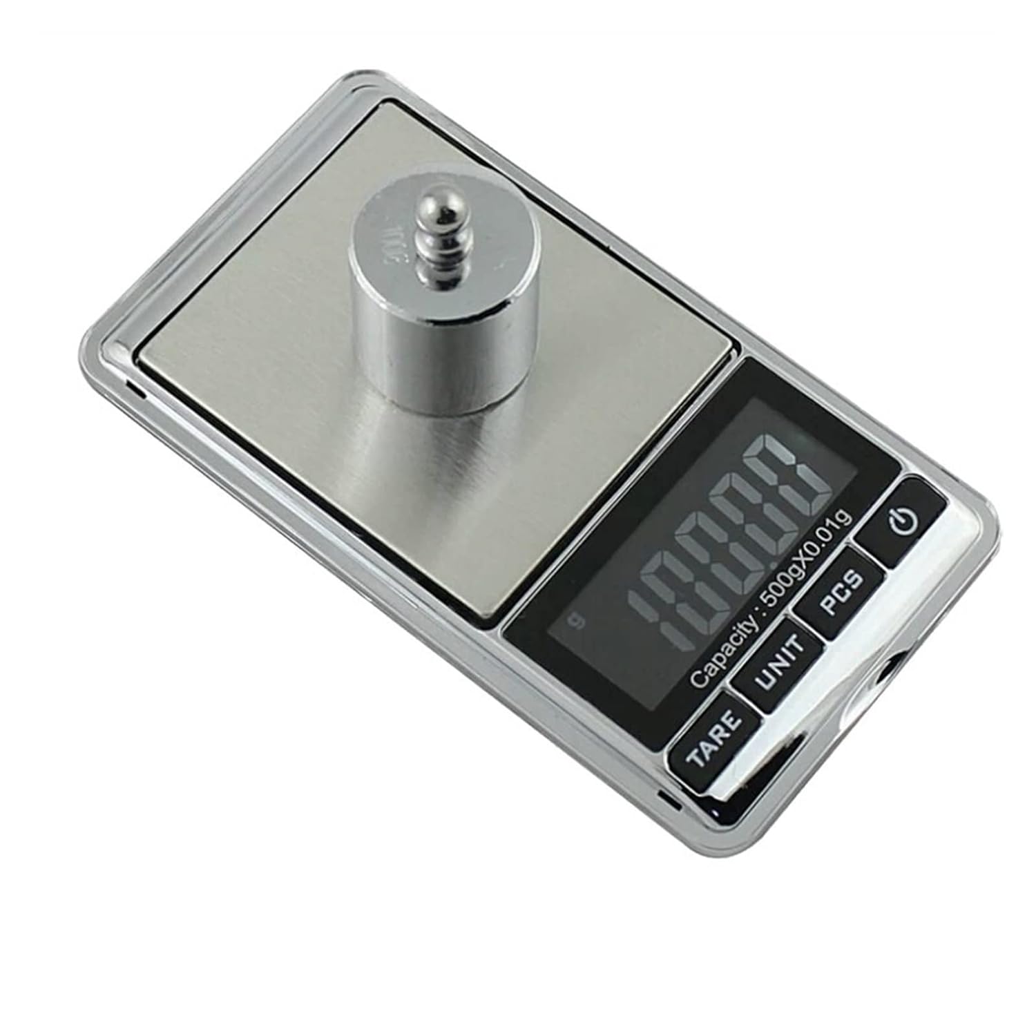 キッチンスケール 精密ポータブル電子スケール、500g/0.01g、LCDデジタルディスプレイ付きポケットスケール、ジュエリースケー