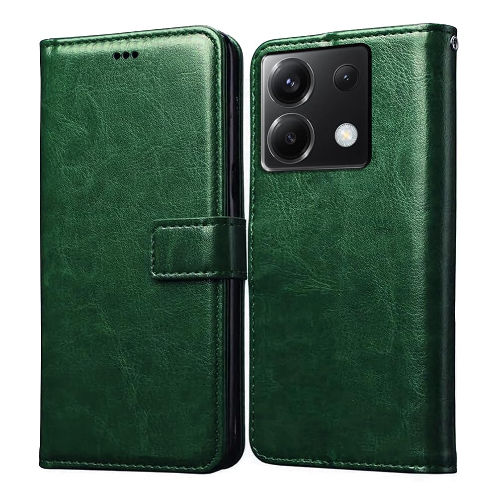 Poco X6 5G Flip Cover - Premium Leather & Stand -11