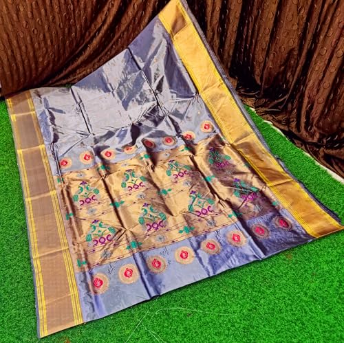 Spewim zari woven silk saree – image 2