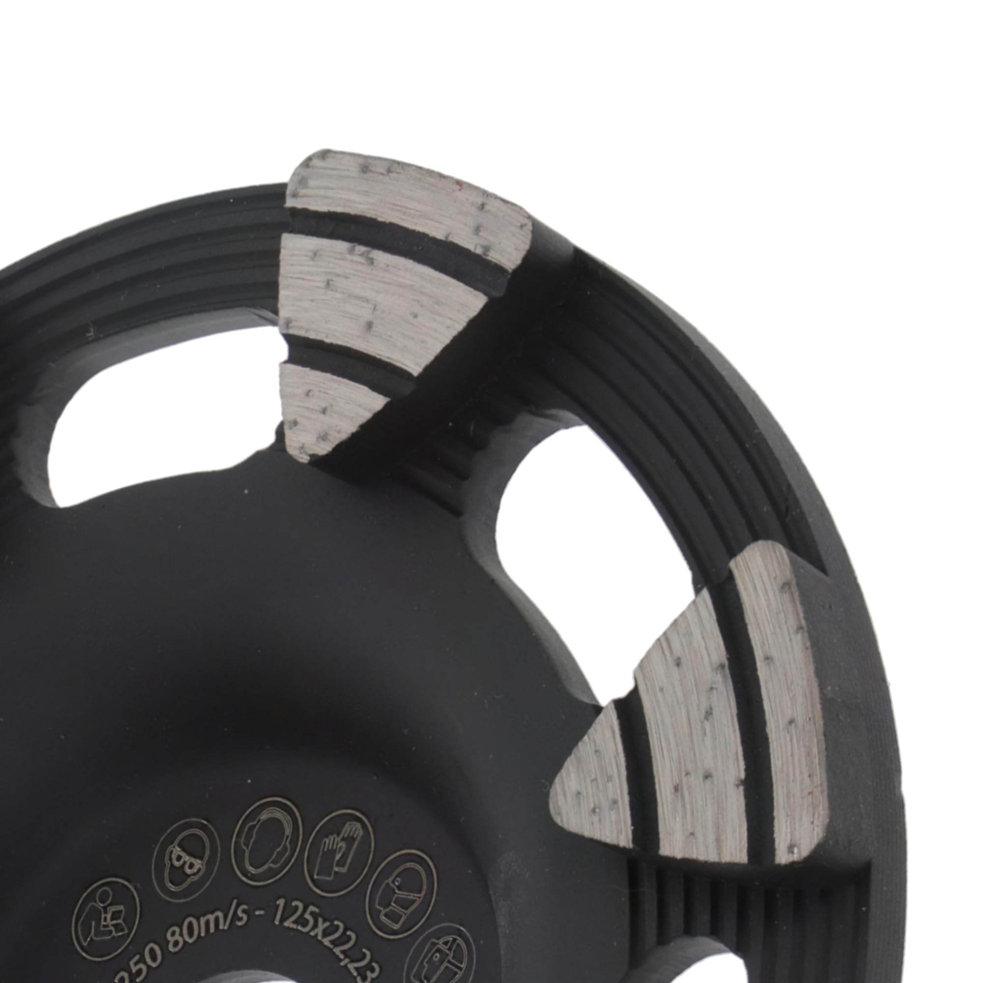 PRODIAMANT Disco de lijado de diamante PX SuperProfi 125 mm – K16/20 extra grueso – Encuadernación media – Disco industrial para hormigón, pavimento y decapado – para lijadoras a partir de 1000 W