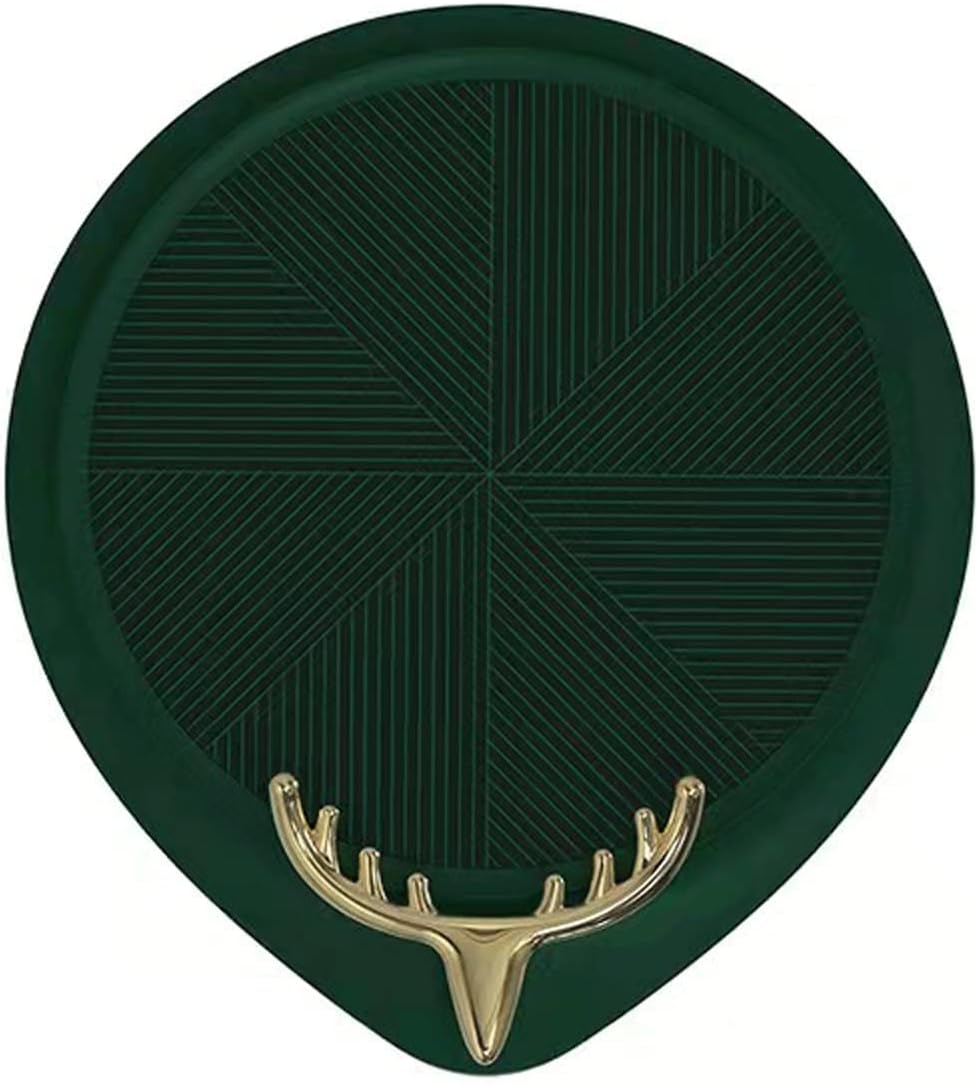 Cup Warmer Heating Plate Intelligent Constant Temperature 55 Degrees Heating Timer to Keep Warm Coaster for Coffee Milk Tea Water (Color : Green)