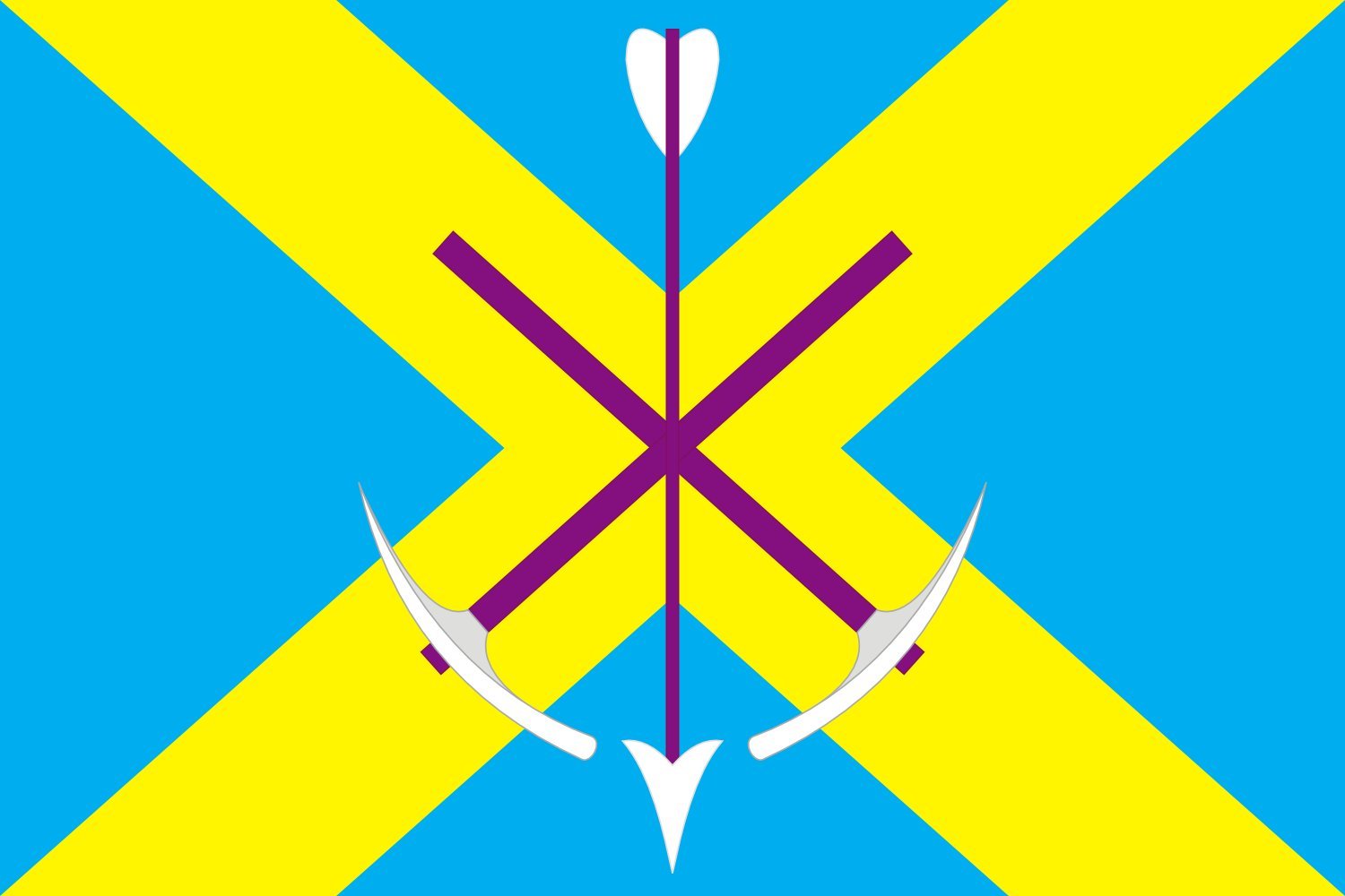 Drapeau Large Strelitca Voronezh oblast résistant aux intempéries pour pavoisement durable