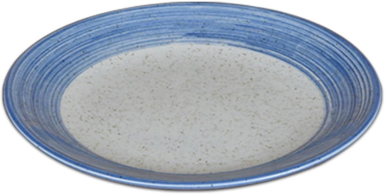 Ceramic retro underglaze hot pot flat plate household exquisite heat-resistant personality -10-inch disc
