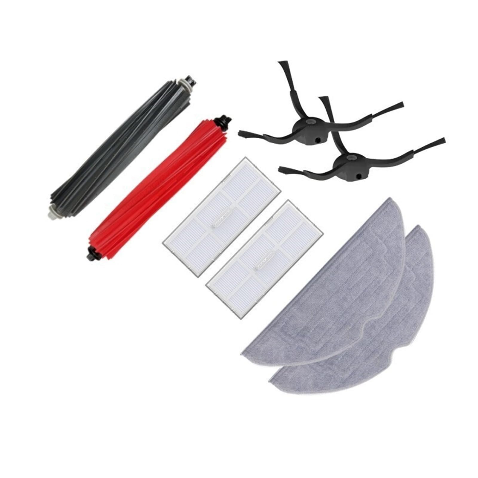 Aihdbcl S8 Pack 3 Filter Main/Side Brush Mop，Compatible For Roborock， S8 Pro Ultra Robot Vacuum Cleaner Parts