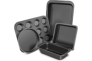 5-Piece Bake Set Nonstick Bakeware Set