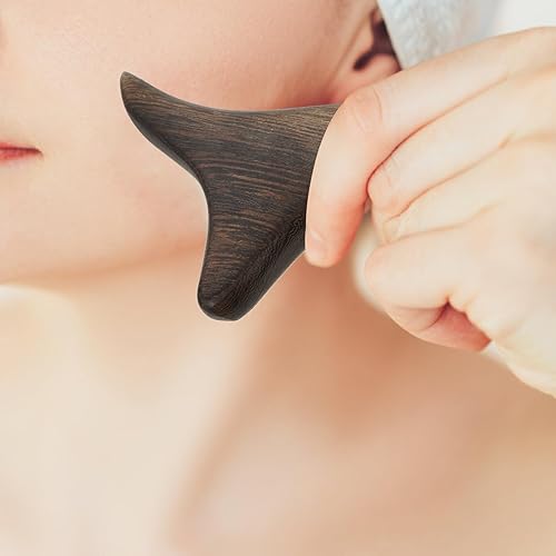 Miniatura 7 de Ciieeo Rátula de drenaje linfático Raspador de madera Anti celulitis herramienta de masaje tejido profundo disparador punto masajeador Color