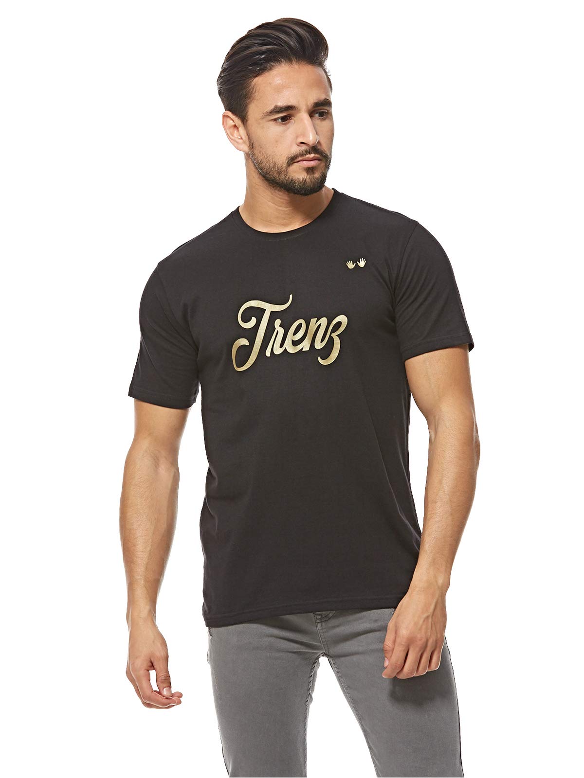 Trenz T-Shirts For Men, Black L