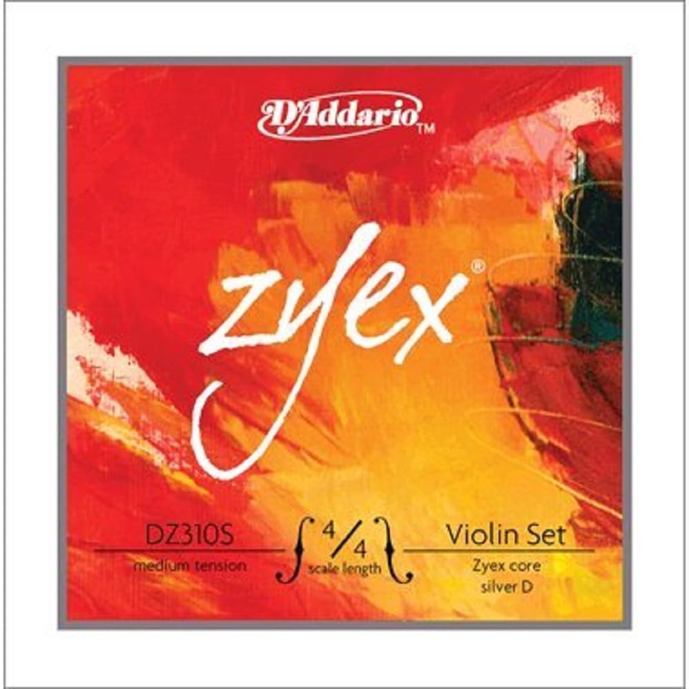 D'AddarioZyex Violin Set Slv D 4/4 Med (DZ310S4/4M)