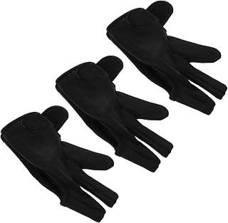 Hemobllo 3Piezas Guantes Resistentes para de Dedos para Estilizado Aislantes para Color Negro
