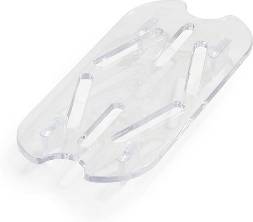 Miniatura 7 de Carlisle FoodService Products 1033507 StorPlus Estante de drenaje de policarbonato de noveno tamaño, transparente (paquete de 2)