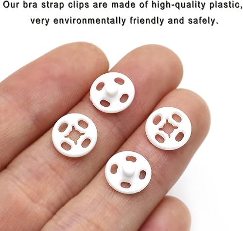 Miniatura 5 de Betoplin 100 juegos de botones de plástico para coser a presión para manualidades de ropa (0.394 in0.4 pulgadas)