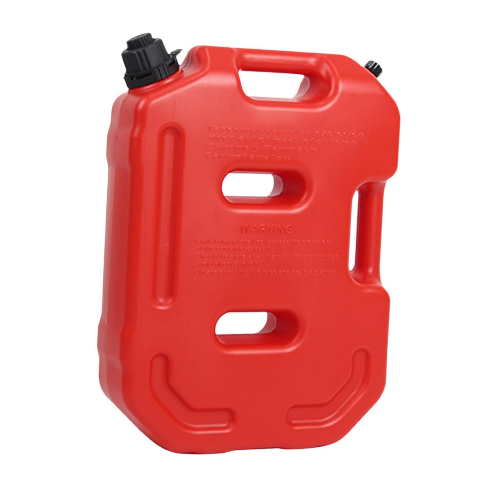 Tanica da 10 litri per carburante, contenitore portatile per auto e camion, Rosso