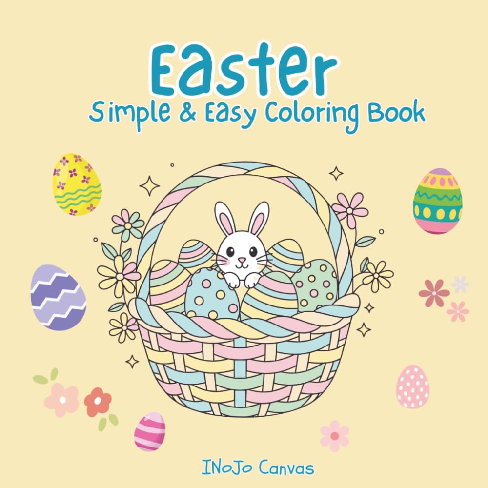 Easter: Simple & Easy Coloring Book (Simple & Easy Coloring Book for Kids Series)