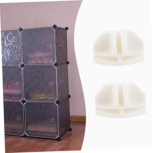 Miniatura 6 de Zerodeko Paquete de 20 conectores de plástico ABS para cubos de almacenamiento modulares, conectores de almacenamiento de cubos de alambre,