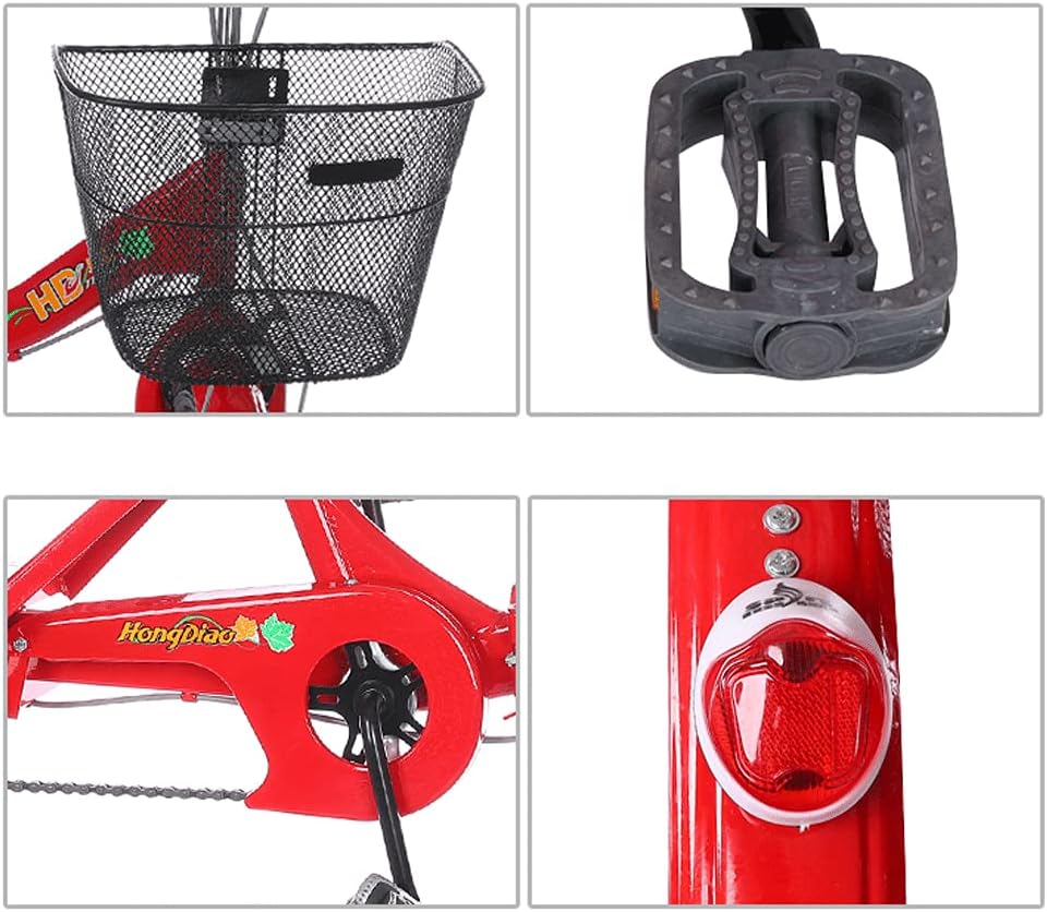 Trike Bike Bicycle Foldable Tricycle 3-Wheel Bicycle with Shopping Basket Adult Tricycle for Shopping Picnic Cycling Pedalling Sports Men Women Picnic