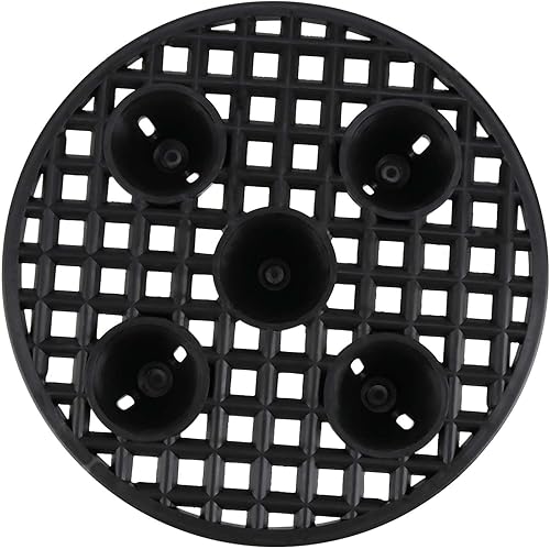 Miniatura 5 de TAICHEUT 30 elevadores de macetas de 8 pulgadas a nivel de plantas, bandeja redonda de plástico resistente, bandeja grande para macetas de interior,