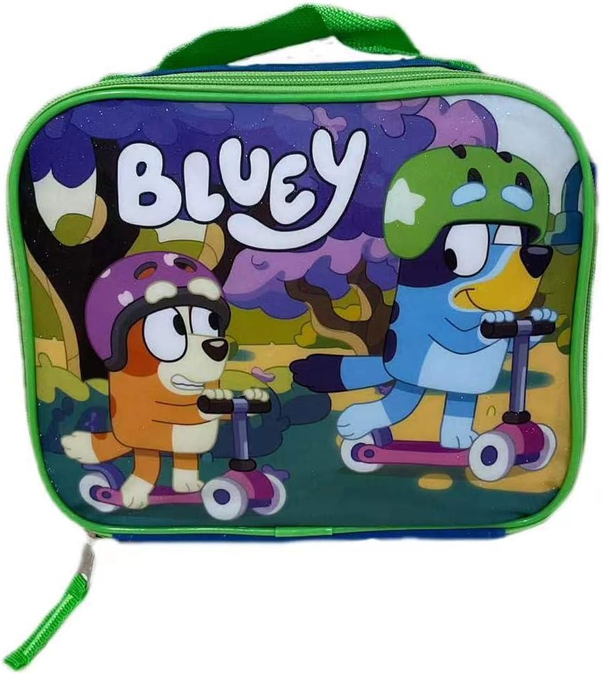AI ACCESSORY INNOVATIONS Bluey Full Size 16 Inch Backpack with Detachable Lunch Box