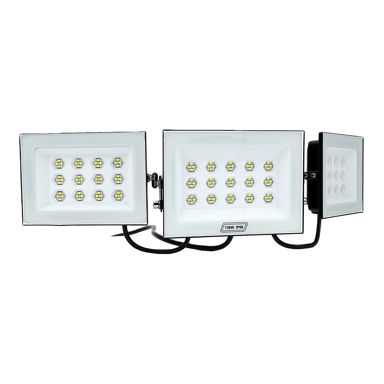 Annadue 150W 3 Köpfe Flutlicht 13500LM 6000K Außen