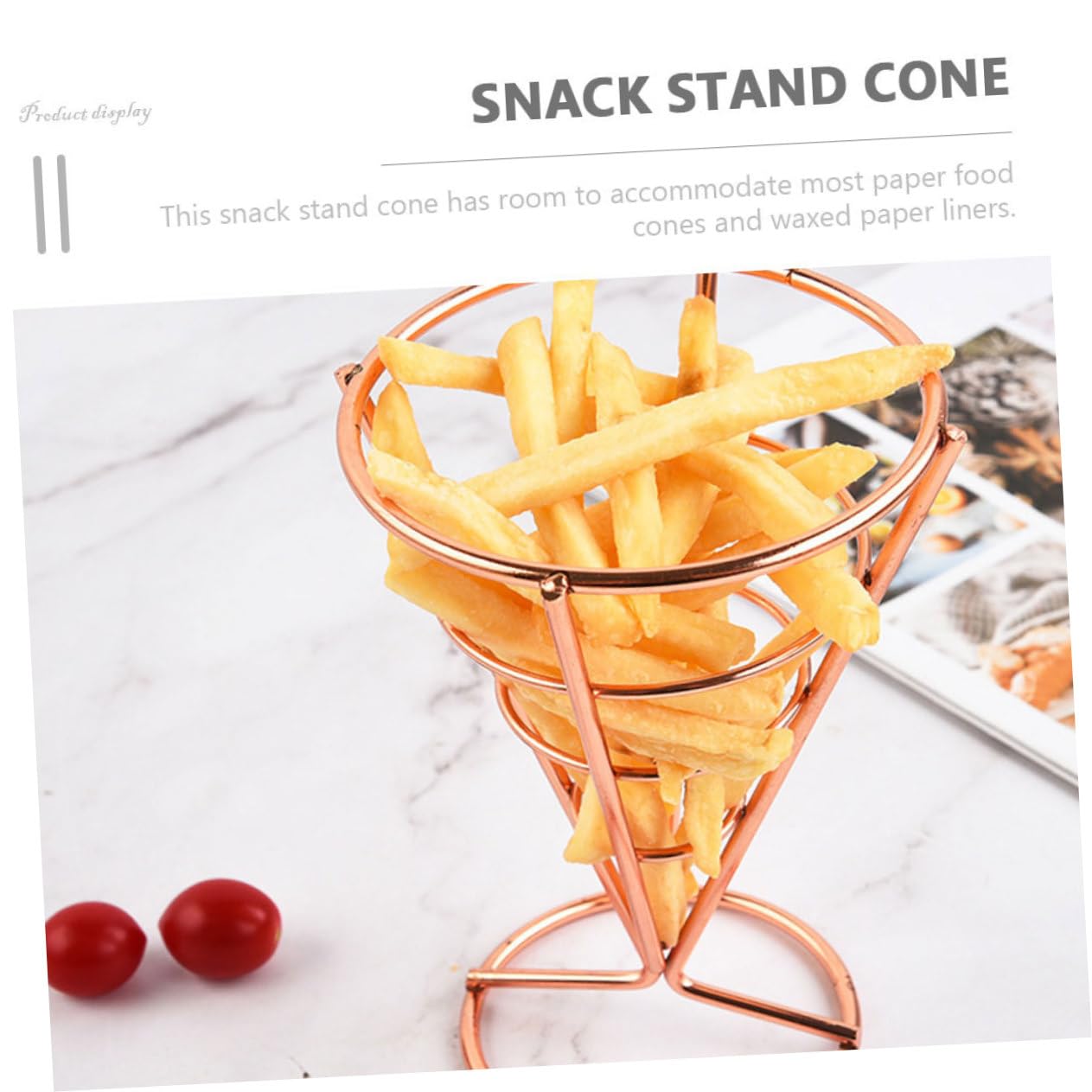 3 Series Conjunto De Canastas Papas Fritas Inoxidable Aperitivos Y Snacks Restaurantes Cocinas Y Cafés 3 Piezas*3