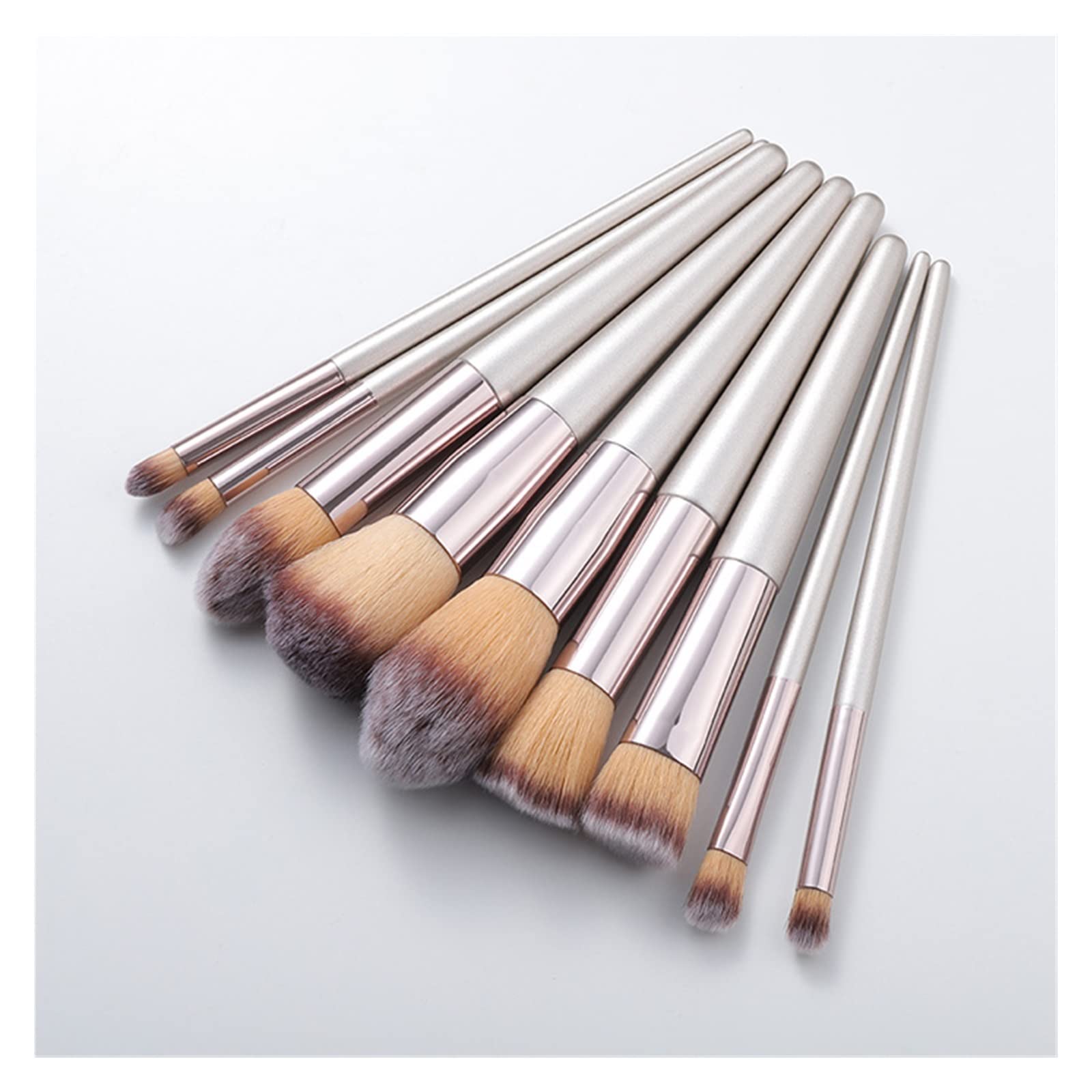 10 Pezzi Pennelli for Trucco Kabuki impostati for fondamenta di Blush in Polvere Concealer Concealer Make Up Cosmetics Beauty Strumenti di Bellezza (Handle Color : 10 PCS)