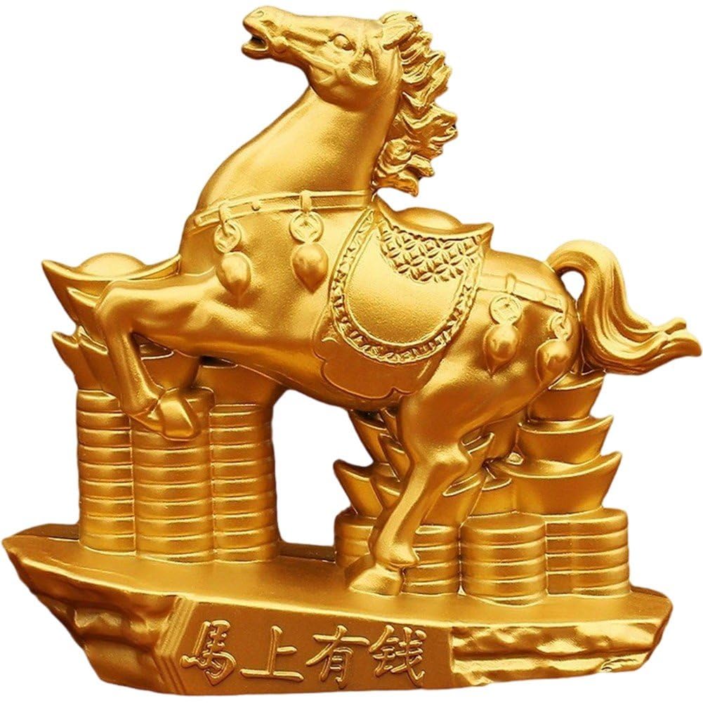 Golden Horse Figurine, Feng Shui Lucky Charm