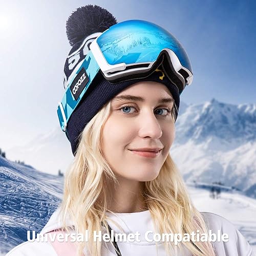 Miniatura 6 de COPOZZ S1 - Juego de gafas para esquiar polarizadas, magnéticas, para snowboard, OTG UV400