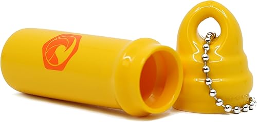 Miniatura 2 de Llavero flotante (paquete de 2) contenedor de PVC impermeable oculto para llavero de barco, kayak, tabla de remo, SUP, bolsa seca