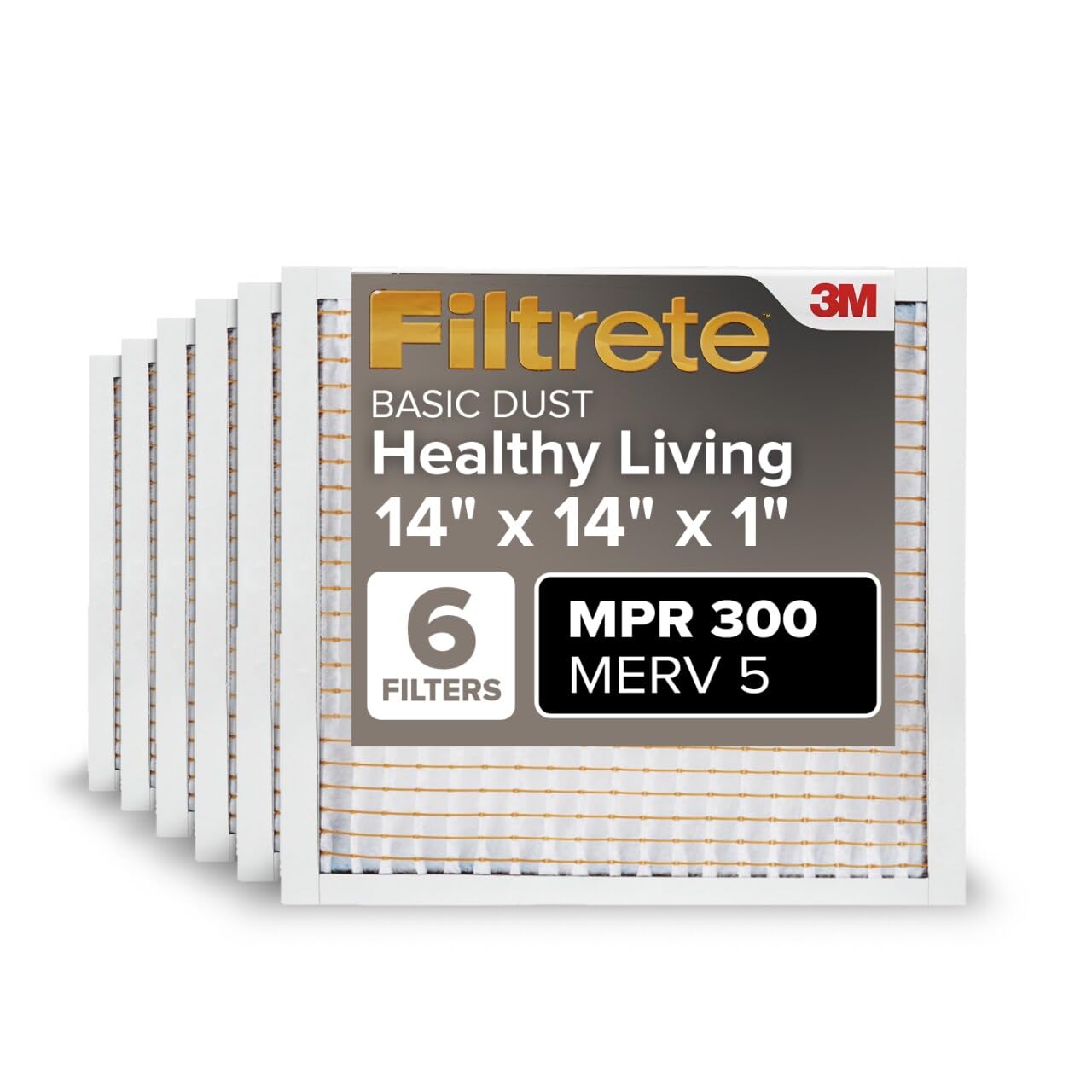 Filtrete 14x14x1 MERV 5 6-Pack
