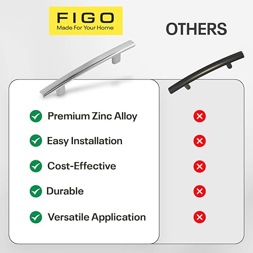 Miniatura 3 de Manijas de cocina para gabinetes, 3 pulgadas de agujero a agujero, 5 pulgadas de largo, 10 piezas de aleación de zinc, manijas curvadas para