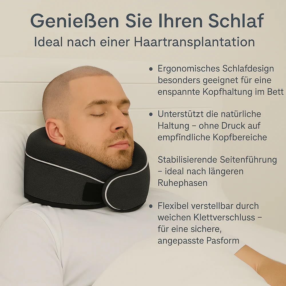 KÖHAIR Neck pillow supports you with your restful night's sleep