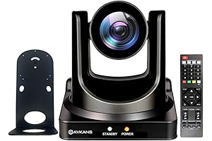 AVKANS NDI PTZ Camera: 30X Auto Tracking Live Streaming Camera