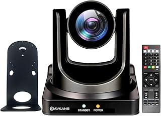 AVKANS NDI PTZ Cameras - 30X Full HD IP Live Streaming NDI Camera with SDI/HDMI/IP Outputs for Church Worship School Sport Hospital Wedding Live Streaming (Newtek Official NDI Camera)