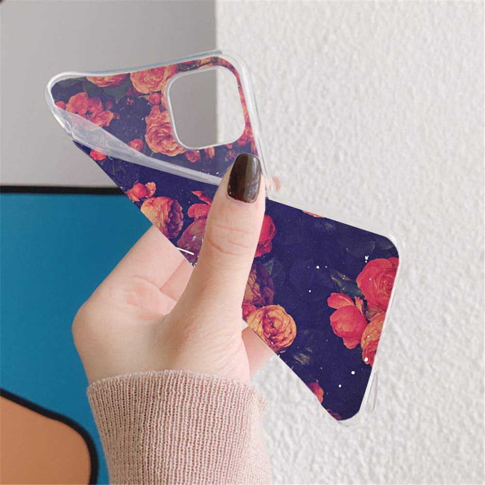 Yoedge 2 Pezzi Cover per Huawei P30 Lite / P30 Lite New Edition 6,15, Ultra Sottile Leggero Morbida TPU Custodia in Silicone Antiurto Antigraffio Protettiva Case con Disegni per Donne, Smile Face