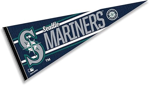 WinCraft Banderín grande de béisbol de Seattle