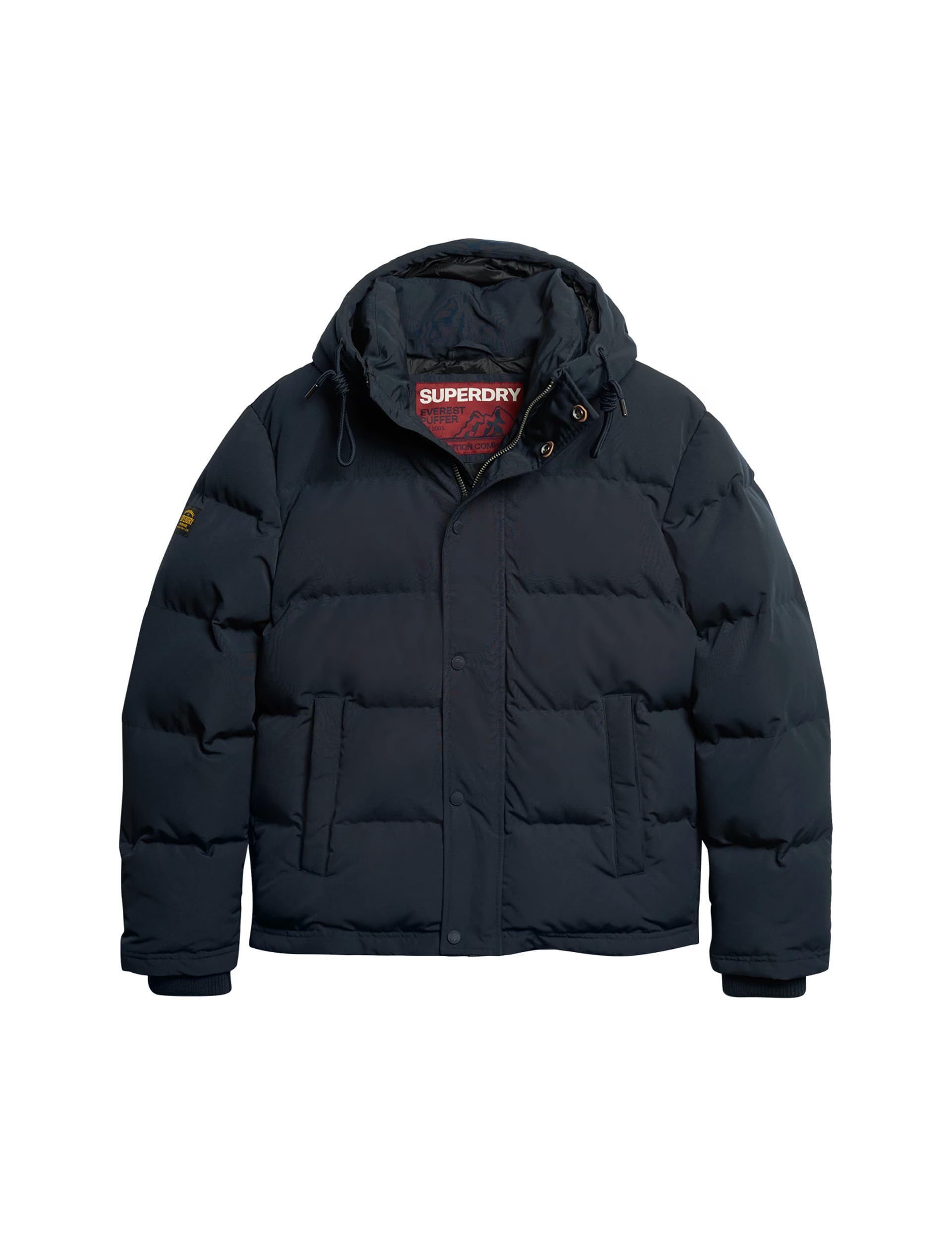 Superdry Men's Nordic Chrome Navy Quilted Jacket, Xl