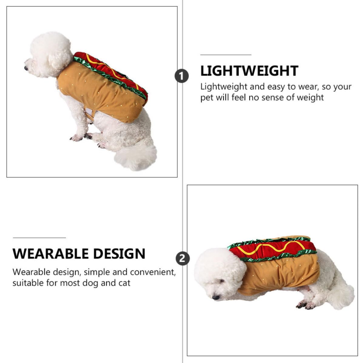 Alasum Costume e Stile Creativo e Adorabile e Arancia in Poliestere per Cani e Gatti per Leggero e Comodo Facile da Indossare per Feste e Carnevali Feste Carnevali