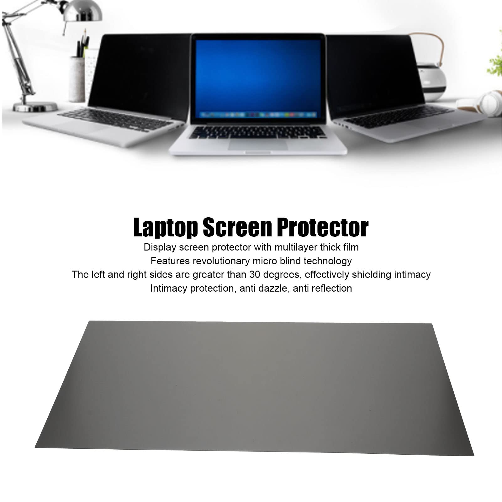 24 Inch Anti Blue Light Screen Protector, 16:9 Aspect Ratio Computer Screen Filter for 23.6in Monitor, Anti Glare Anti Scratch Eyes Strain Filter for Widescreen Desktop PC Monitor