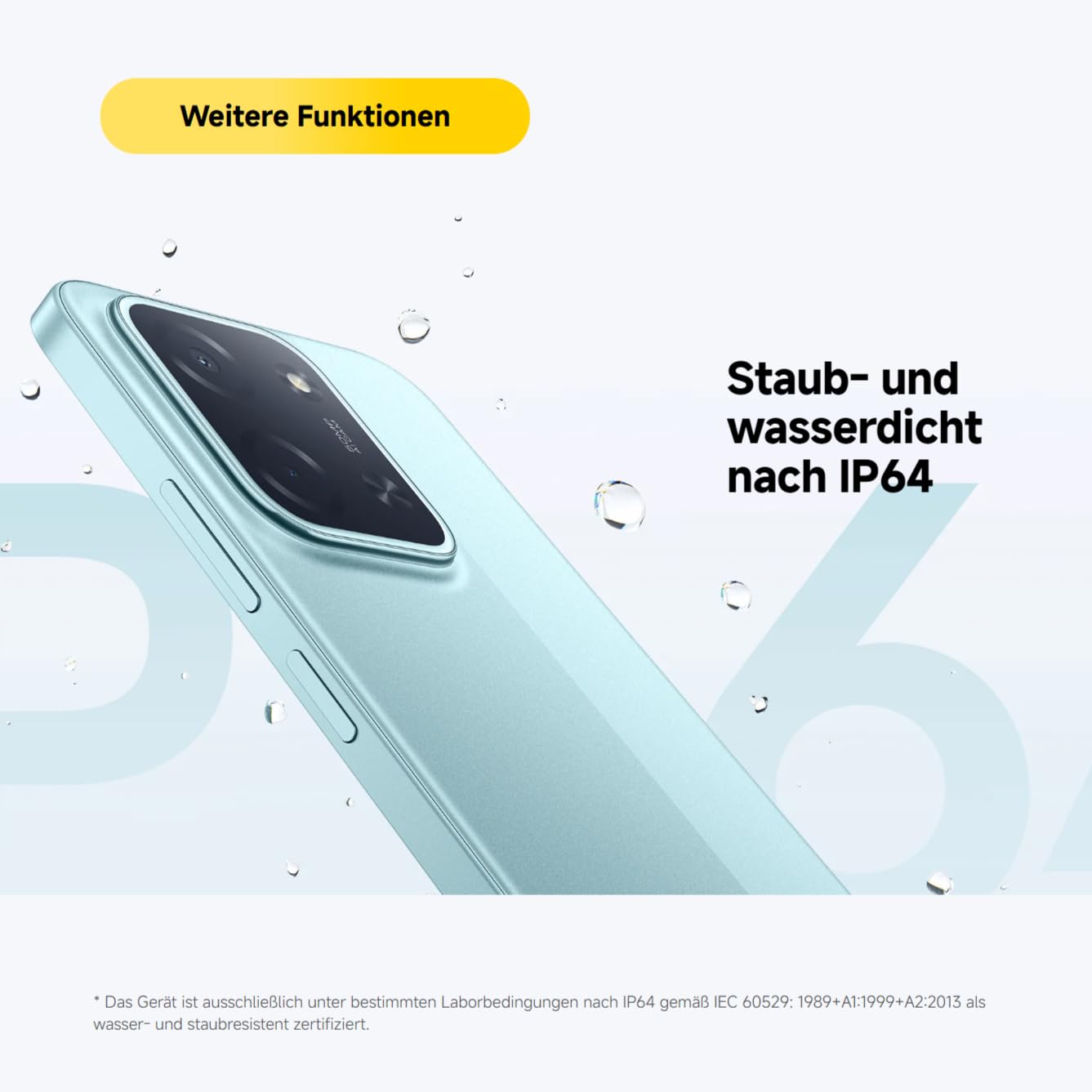 XIAOMI Poco C85, Smartphone 8+256GB, Handy mit Android, 6,9" 120Hz Display 7,99mm Design, MediaTek Helio G81-Ultra Octa-Core, 50MP AI-Zweifach-Kamera, 6000mAh, Schwarzn